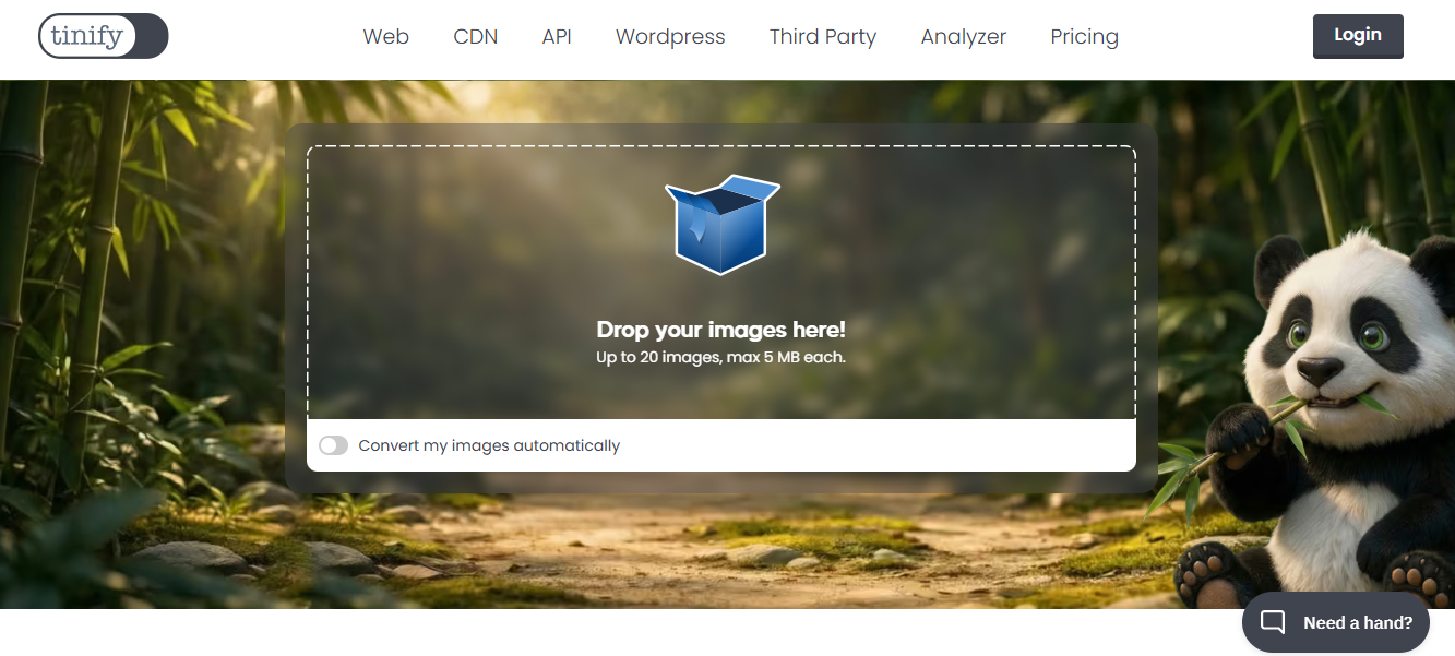 Optimizar y comprimir imágenes para WordPress con TinyPNG